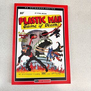 Vintage A Vital Book PLASTIC MAN in‎ the Game of Death by Jack Cole Comics Art